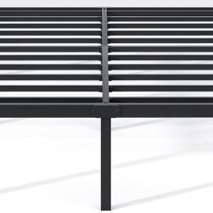 Metal Bed Frame-Simple and Atmospheric Metal Platform Bed Frame, Storage Space Under The Bed Heavy Duty Frame Bed, Sturdy Queen Size Bed Frame, 18 Inch, Queen